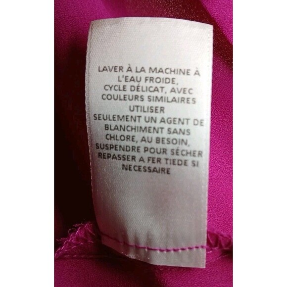 Halogen Pink Blouse – Side Drawstring Detail, Keyhole Back – Women’s Large - Picture 8 of 8